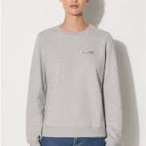 A.P.C. Paris Item 001 Madam Logo Printed Crewneck Sweatshirt Medium